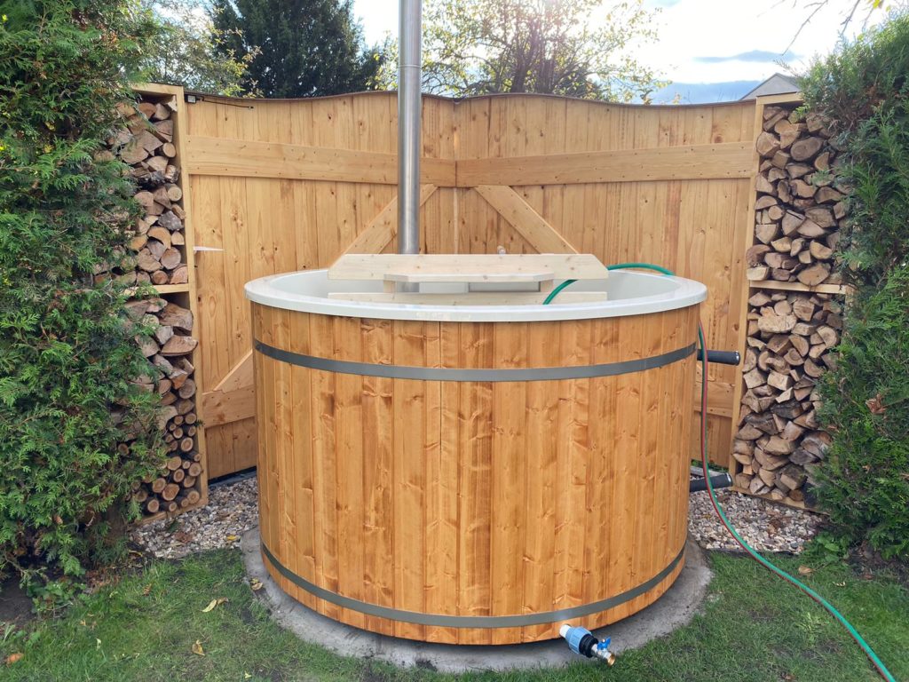 Gartengestaltung vorher nachher BadezuberHottub